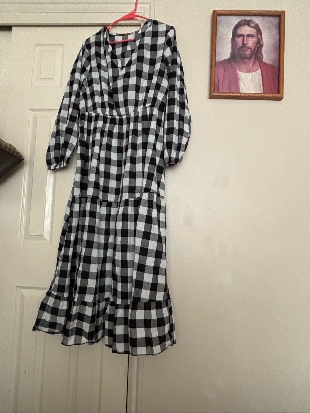 plaid dress xl